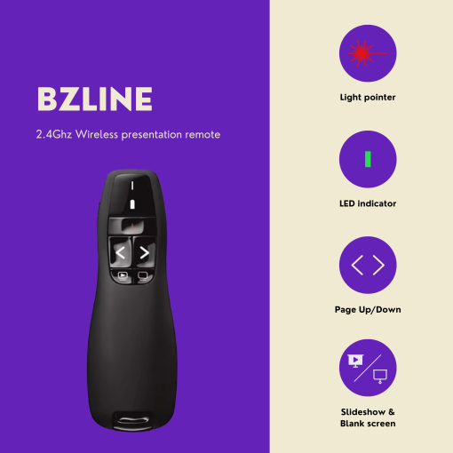 BzLine Wireless Presentation Remote R400