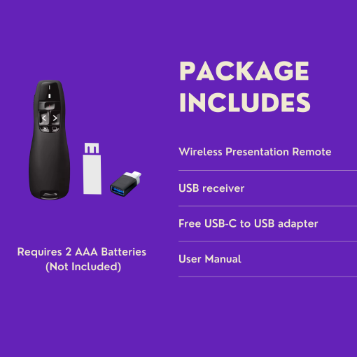 BzLine Wireless Presentation Remote R400